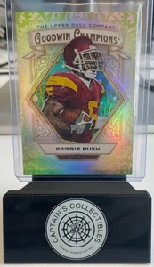 2025 Upper Deck Goodwin Champions Football Reggie Bush Neon Green Rainbow #25 - Bild 1 von 2