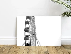 Seattle Washinton The Great Ferris Wheel Pier 57 Photography Print - Picture 1 of 4