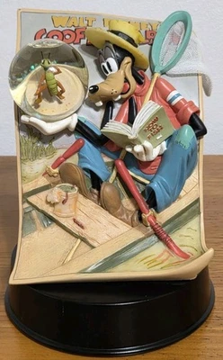 Póster raro muy difícil de encontrar Walt Disney Goofy Wilbur pesca globo de nieve #96670 Foto 1 de 4