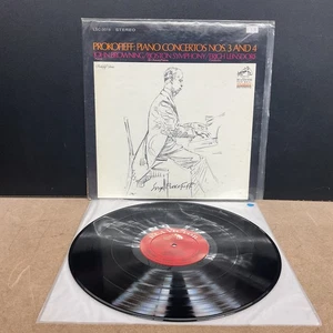 Prokofieff Piano Concertos Nos. 3 & 4 Browning Boston Symphony Leinsdorf Vinyl - Picture 1 of 2