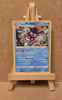 Pokemon TCG Galarian Mr. Rime SWSH079 SWSH: Sword & Shield Promo Card Holo - Image 1 of 2