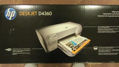 HP DeskJet D4360 Workgroup Inkjet Printer OPEN BOX - NO INK - EXCELLENT - Image 1 of 4
