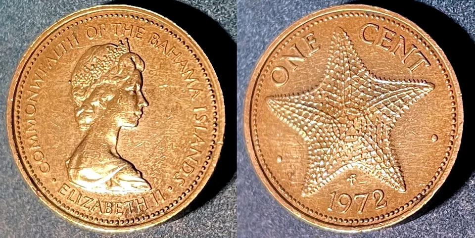 Bahamas 1972 FM 1 centavo - Isabel II KM-16 níquel latón XF+ #BB16 - Vendedor de EE. UU. Foto 1 de 1