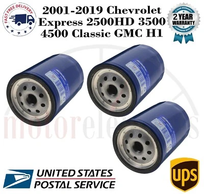 Engine Oil Filters For 2001-2019 Chevrolet Express GMC Savana Foto 1 de 4