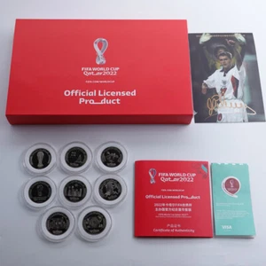 Monedas Mundial Qatar 2022 8 piezas (Juego de emisión oficial) - Imagen 1 de 6