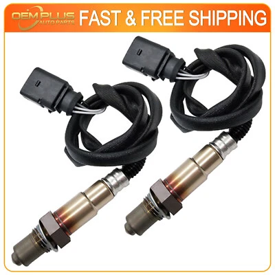 Sensor de oxígeno O2 aguas abajo 2 piezas para Audi Q7 RS5 S5 VW Touareg Eos R32 234-4485 Foto 1 de 4