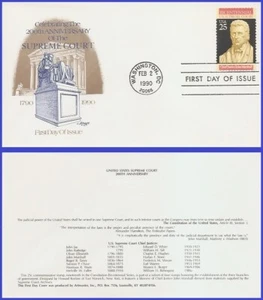 USA4 #2415 U/A ARTMASTER FDC Supreme Court - Bild 1 von 1