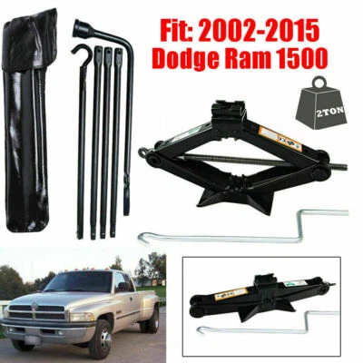 Spare Tire Jack Tool w/ Scissor jack OEM Factory Replacement Fit Dodge Ram 1500 Foto 1 de 4