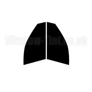 Vorgeschnittene Auto Fensterheberfarbe für VW Golf 5-türig 2004-08 (MK5) Frontscheiben Folie - Bild 1 von 3