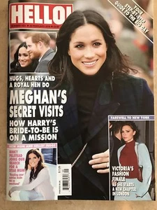 HELLO UK MAGAZINE #1521 FEB 2018, MEGHAN MARKLE & PRINCE HARRY. - Picture 1 of 2
