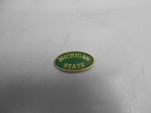 2 Michigan State Spartans Enameled Emblems w/Magnet on back. Oval shape MC52 Cover