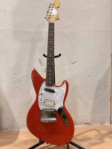 Electric Guitar Fender Jag-Stang Fiesta Red Kurt Cobain Model Alder Body - Picture 1 of 10