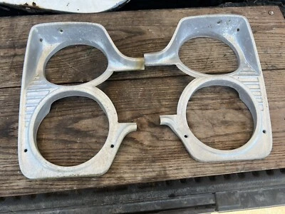 66 1966 Plymouth Fury faros biseles rejilla de aluminio moldura envolvente Foto 1 de 3