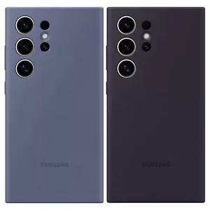 Samsung Galaxy S24 Ultra Premium Genuine Silicon Snap On Back Case Cover New - Picture 1 of 11