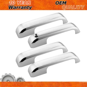Mirror Chrome Door Handle Cover Cap Trim Kit For 17-22 Ford F-350/450 Super Duty - Picture 1 of 6