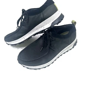 Clarks Men’s ATL Trek Wally Waterproof Chukka Sneaker Size 12 Black Nabuck - Picture 1 of 12