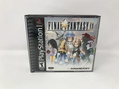 Final Fantasy IX - Sony Playstation PS1 - Complete In Box CIB - Mint Like New  - Image 1 of 4