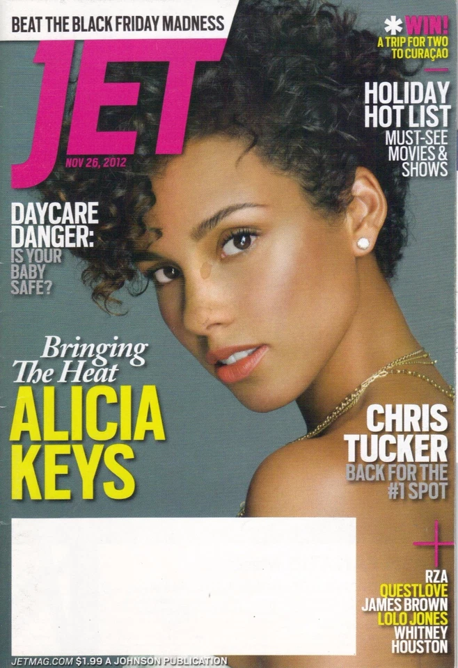 11/26/12 issue JET magazine  ALICIA KEYS cover - Image 1 of 1