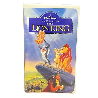 Disney's The Lion King Vintage 1995 VHS Movie Video Tape Mufasa Simba - Image 1 of 4