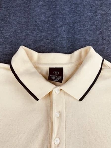 De Colección Nike Golf Polo Para Hombres XL Amarillo Peso Pesado Rendimiento Algodón Preppy - Imagen 1 de 8