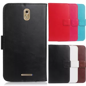 For Blu Smart Phone - Book Wallet Folder Flip Folio PU Leather Case Cover shell - Picture 1 of 27