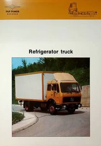 242797) FAP Mercedes LKW Kühlwagen Prospekt 198? - Picture 1 of 1