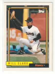 1992 Topps #330 Will Clark - San Fransisco Giants - Picture 1 of 2
