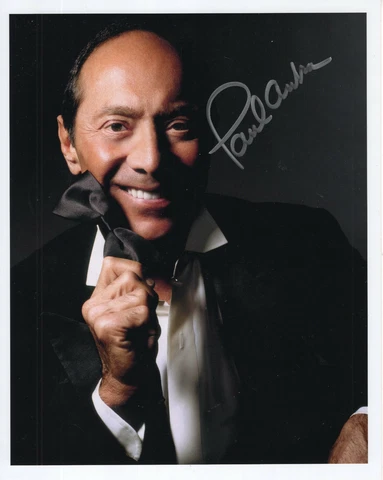 PAUL ANKA HAND SIGNED 8x10 COLOR PHOTO+COA      AMAZING POSE    LEGENDARY SINGER Cover