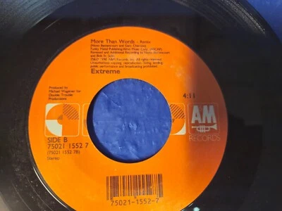 EXTREME - MORE THAN WORDS / GET THE FUNK OUT -  7" VINYL SINGLE - Image 1 of 3