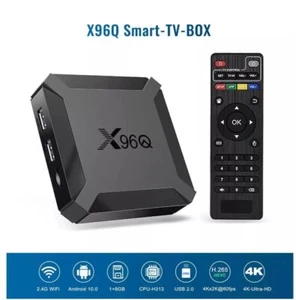 Smart TV Box X96Q 2GB + 16GB 4K Android 10.0 Quad-Core H313 HDMI 2.0 LAN WIFI BT - Bild 1 von 12