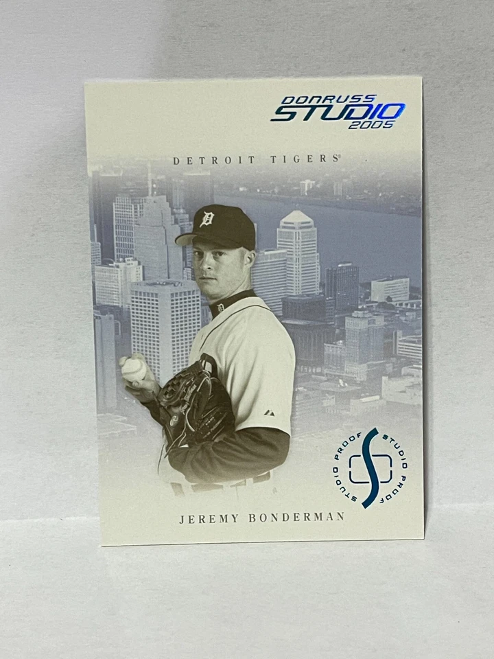 Donruss Studio Proof 2005 - #'d/10 - Jeremy Bonderman Foto 1 de 2