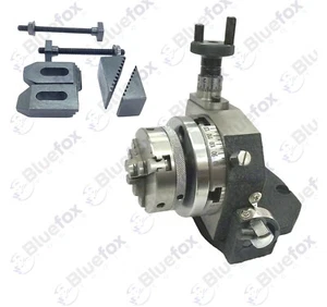 3" TILTING ROTARY TABLE w. 3"/65mm 3-JAW SELF CENTERING CHUCK WITH CLAMPING KIT - Picture 1 of 2