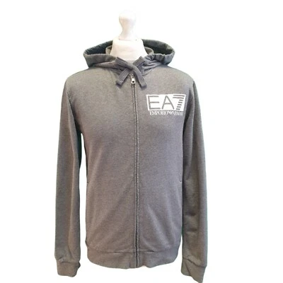 Vintage Sweatshirt Hoodie Emporio Armani Grey Track Top M eu 50 Men's - image 1 of 4