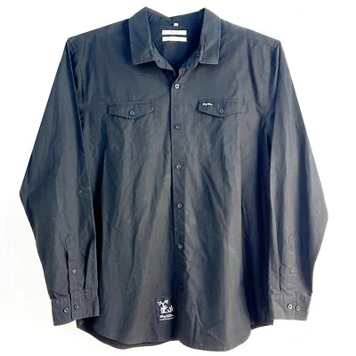 Vintage,J102016 Black. L.r.g. Men Shirt,  Long Sleeves, 883771782548 - Image 1 of 4
