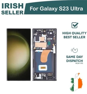 For Samsung Galaxy S23 Ultra 5G LCD Display Screen Digitizer Replacement & Frame - Afbeelding 1 van 7