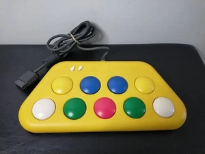 Konami Pop'n Musik Controller Pad weiß RU050 PS2 PS1 Japan gelb - Bild 1 von 8