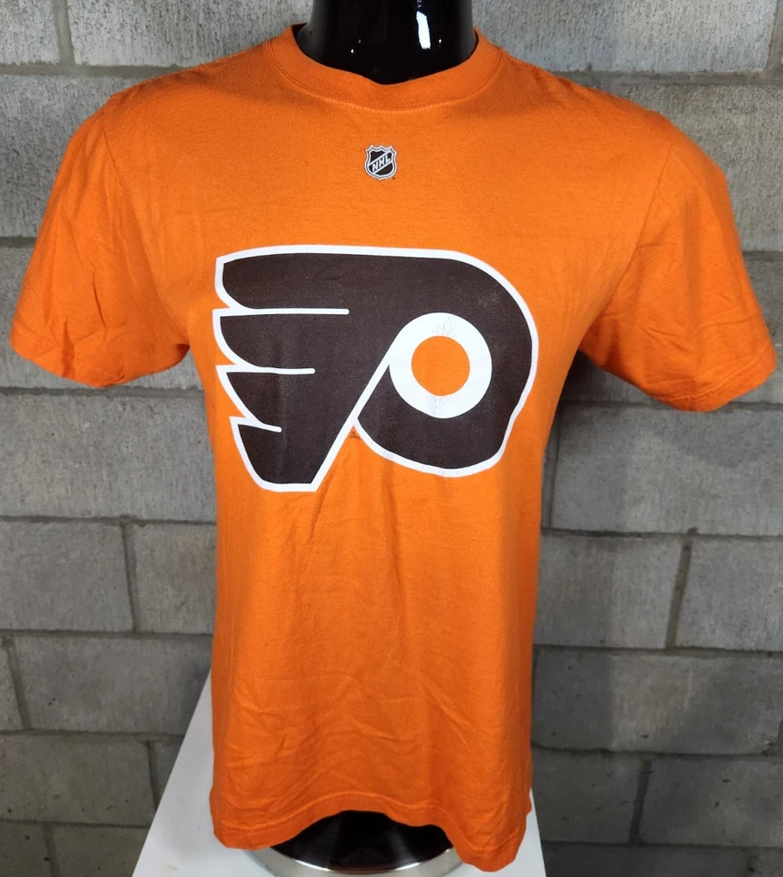 Camiseta NHL Philadelphia Flyers Chris Pronger #20 Naranja Reebok Talla Grande Foto 1 de 4
