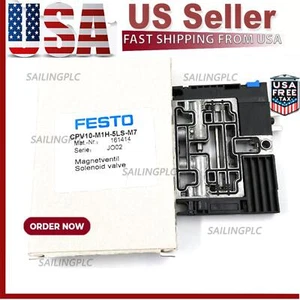 New FESTO CPV10-M1H-5LS-M7 161414 Solenoid Valve - Picture 1 of 5