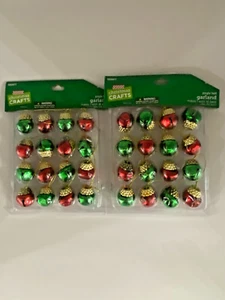 NEW LOT OF 2 JINGLE BELL GARLAND CRAFT SETS 15" EACH FREE SHIP - Picture 1 of 1