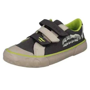 Niños Clarks Foxing Stomp Gris Dinosaurio Tema Zapatillas de Tela Tallas 7- 12.5 - Imagen 1 de 8