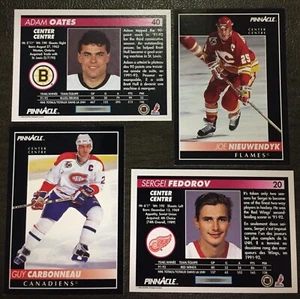 ( U SELECT CARDS ) 1992-93 Pinnacle Canadian Hockey Singles*211-420*🔽 - Picture 1 of 3