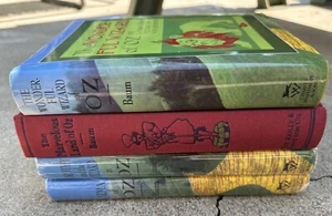 The Wonderful Wizard Of Oz Baum Charles Winthrope Hard Cover First Four Signed - Picture 1 of 22