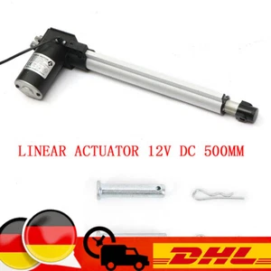 6000N 500mm 20 Zoll Linear Actuator Elektrischer Linearmotor Linearantrieb DC12V - Bild 1 von 10