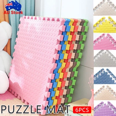 6-12X EVA Foam Mat Floor Mats Interlocking Heavy Duty Puzzle Baby Kids Playmat - image 1 of 4