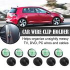10/20Pcs Wire Clip Black Car Tie Cable Holder Mounts Self-Adhesive Clamp S0U6