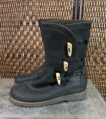 Botas Birkenstock Footprints Sherpa Forradas Cuero Botón Palanca Talla 40 Foto 1 de 4