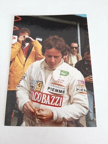 Gilles Villeneuve, Postcard 1992s 10th anniversary of death-GIACOBAZZI sponsor Cover