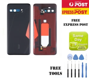 Asus ROG Phone 3 ZS661KL BATTERY BACK DOOR COVER GLASS HOUSING ORIGINAL NEW - Picture 1 of 1