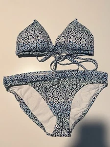 Helen Jon blue and white swimsuit - Picture 1 of 5