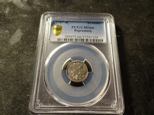 1767-R PCGS MS-66 Regensburg GERMAN Germany STATES KREUZER SLABZ - Picture 1 of 2